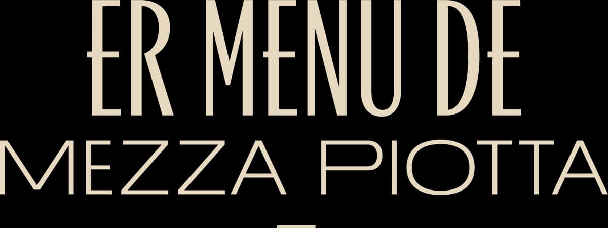 Formula Mezza Piotta